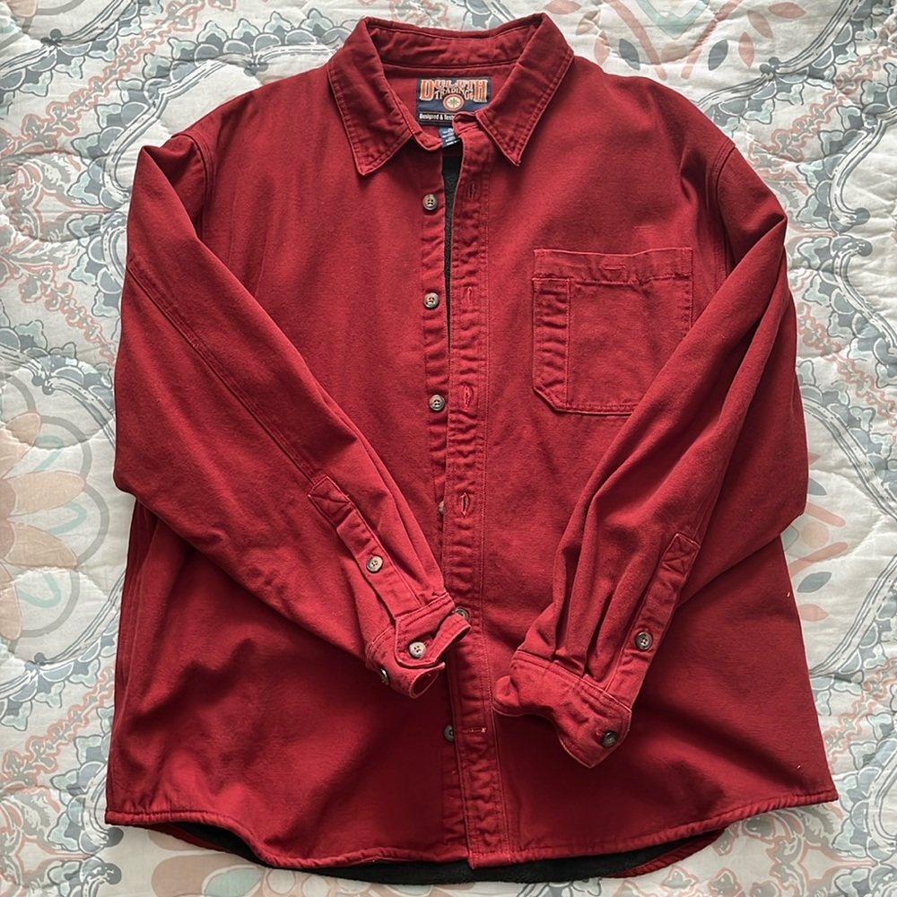 Duluth Trading Co. Fleece Lined Shirt XL